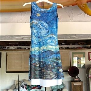 BlackMilk Dress STARRY NIGHT PLAY DRESS - LIMITED
